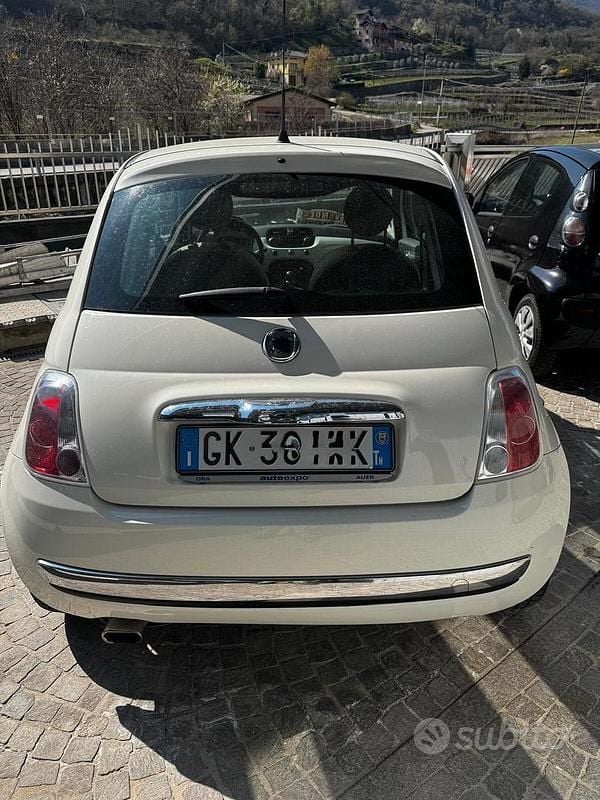 Usata Fiat 500 69 CV (50 kW) 2008 Bianco Berlina