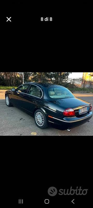 Usata Jaguar S-Type S 207 CV (152 kW) 2006 Nero Berlina