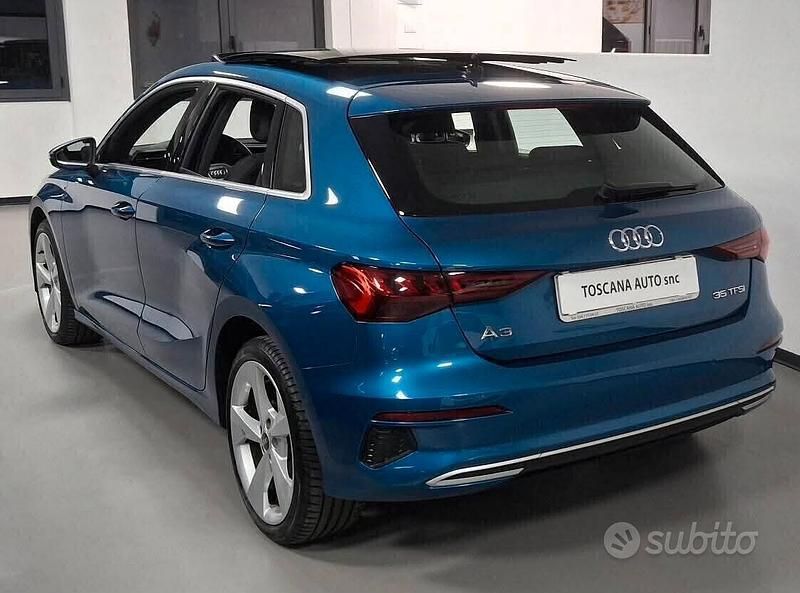 Usata Audi A3 S-Line 150 CV (110 kW) 2020 Blu/azzurro Berlina