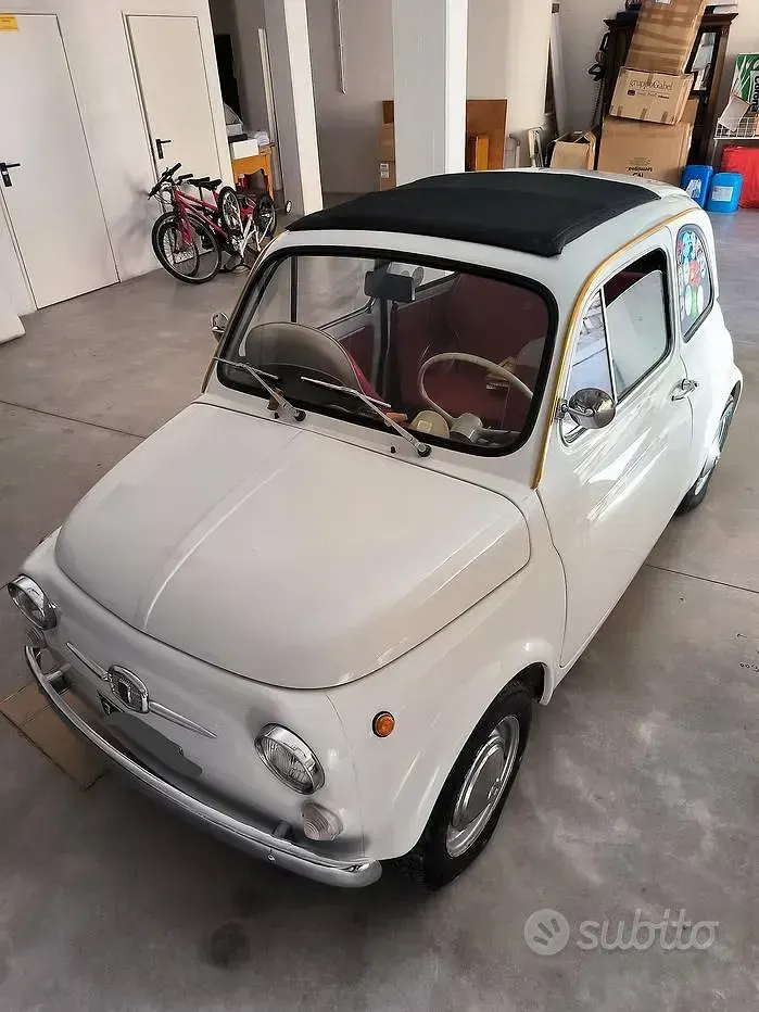 Usata Fiat 500 1970 Bianco Utilitaria