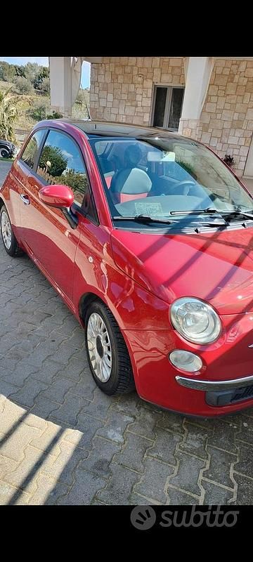 Usata Fiat 500 2009 Rosso Berlina
