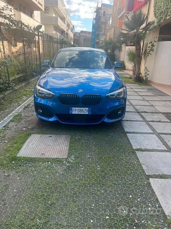 Usata BMW 118 M Sport 150 CV (110 kW) 2018 Blu Utilitaria