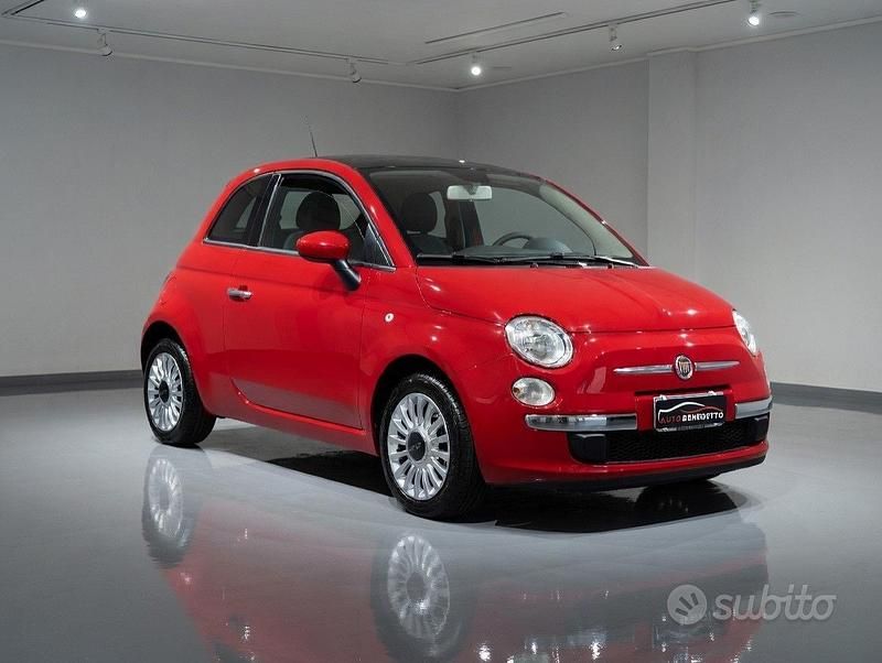 Usata Fiat 500 Lounge 69 CV (50 kW) 2010 Rosso Berlina