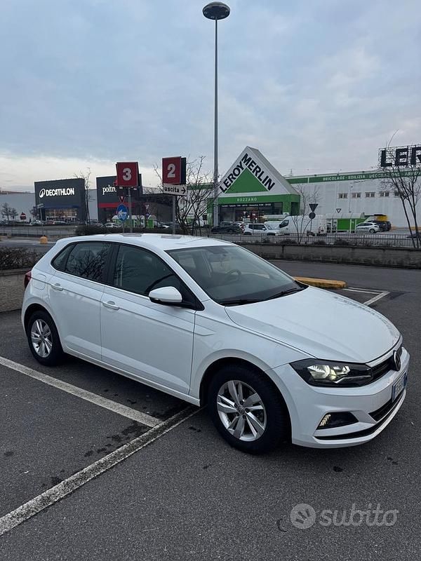 Usata VW Polo 80 CV (58 kW) 2018 Bianco Berlina