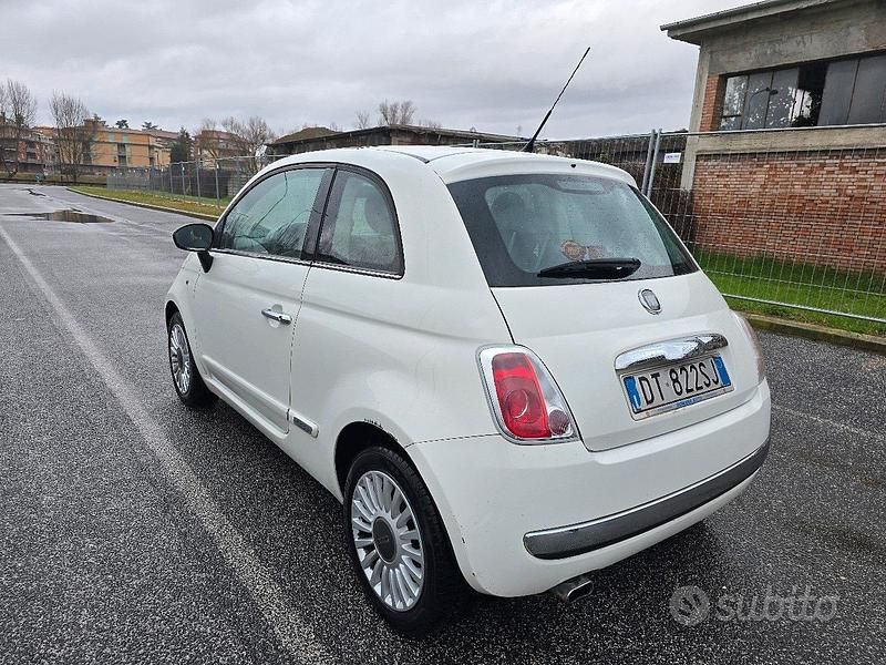 Usata Fiat 500 69 CV (50 kW) 2009 Bianco Cabrio