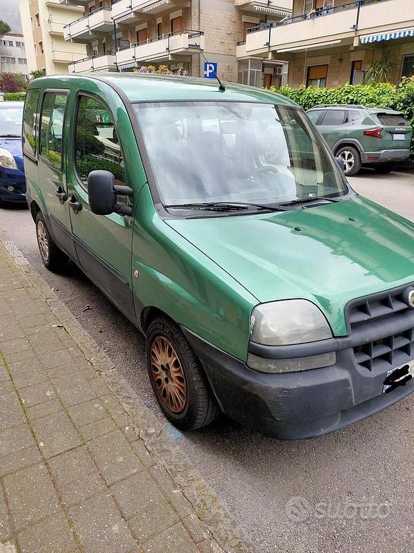 Usata Fiat Doblò 101 CV (74 kW) 2001 Verde Monovolume
