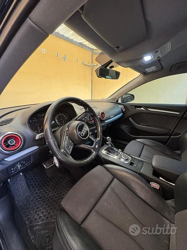 Usata Audi A3 S-Line 116 CV (85 kW) 2016 Nero Berlina