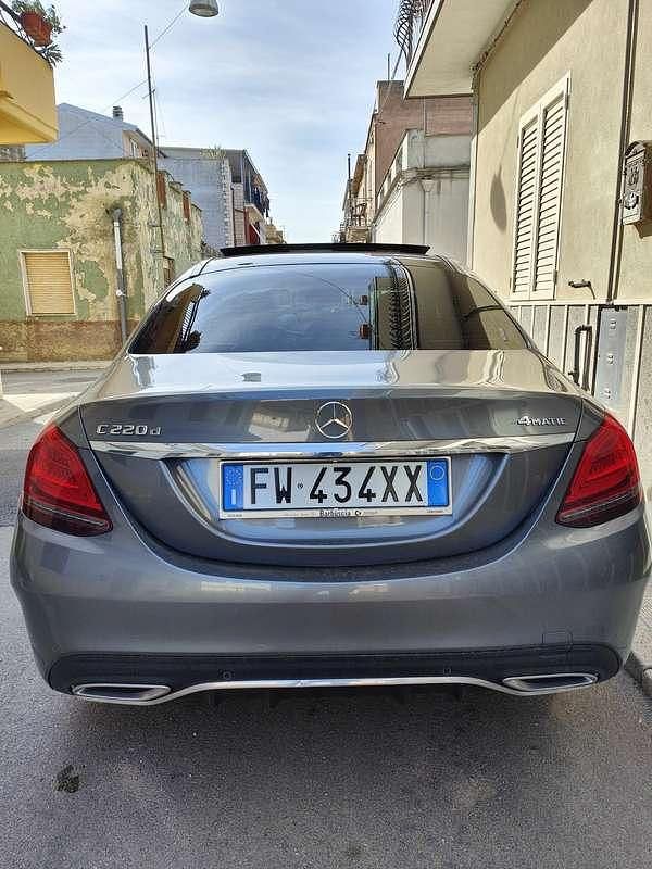 Usata Mercedes C220 Premium Plus 194 CV (142 kW) 2019 Grigio Berlina