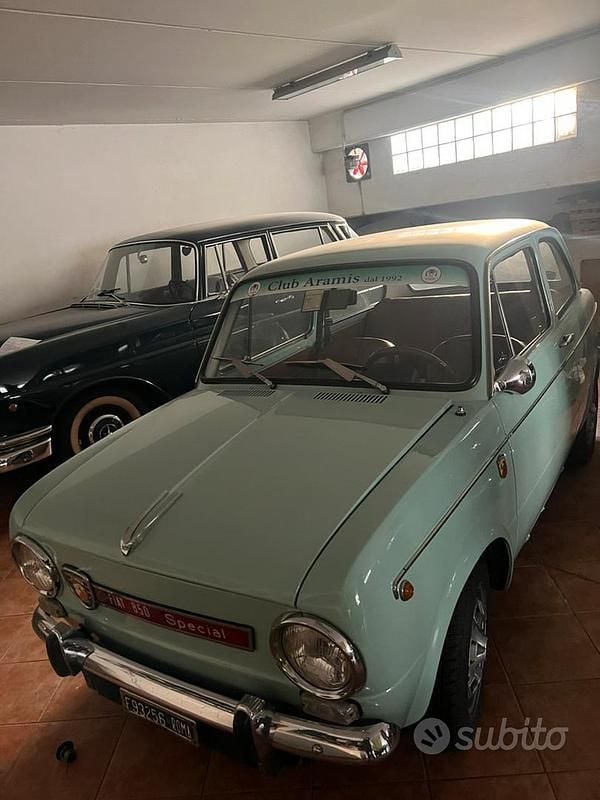 Usata Fiat 850 74 CV (54 kW) 1970 Blu Utilitaria