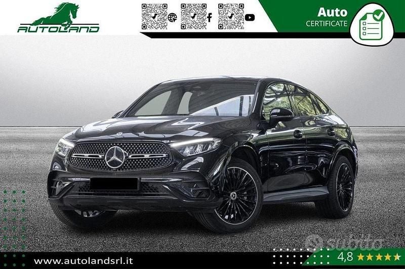 Usata Mercedes GLC300e Advanced Plus 258 CV (189 kW) 2024 Nero metallizzato Coupé