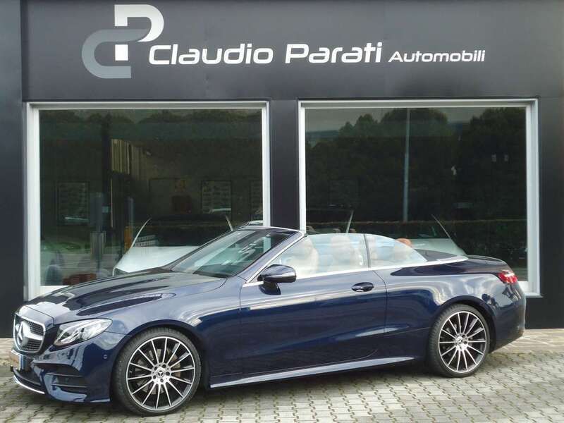 Usata Mercedes E220 Premium Plus 194 CV (142 kW) 2018 Tanzanite Cabrio
