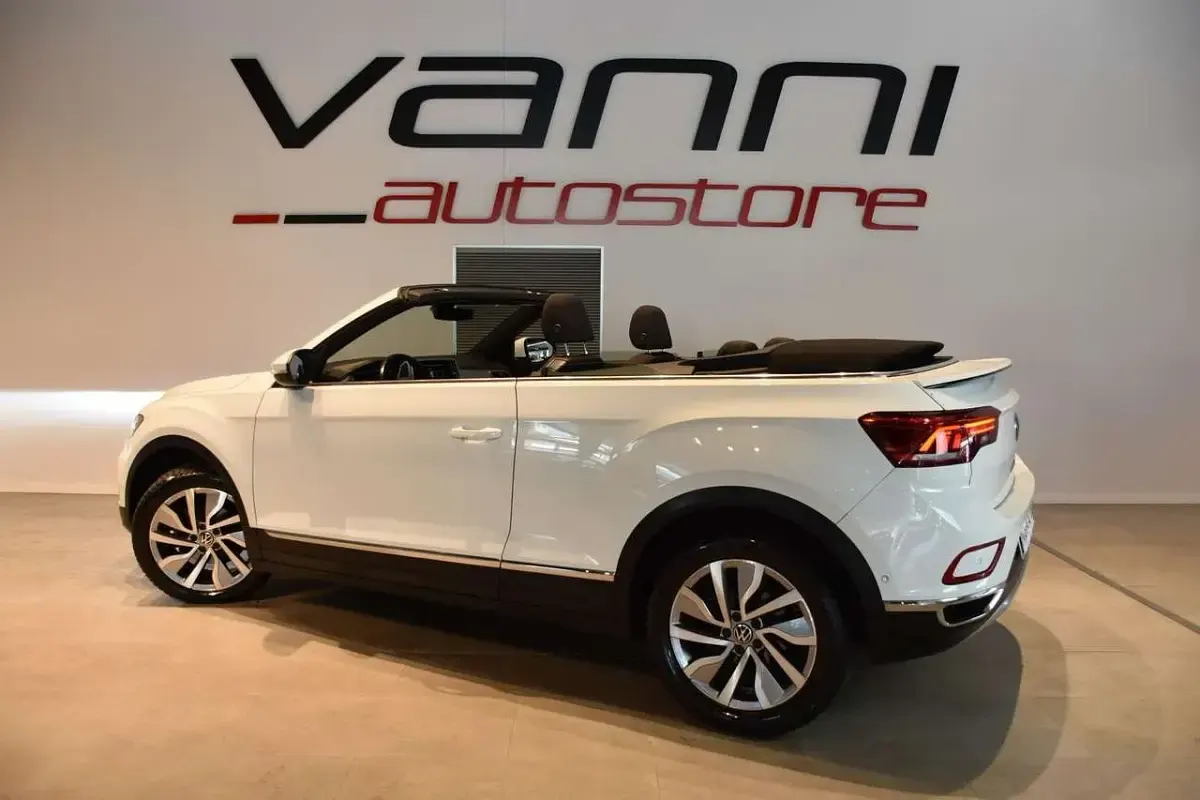 Usata VW T-Roc Cabriolet Style 110 CV (80 kW) 2022 Bianco Cabrio