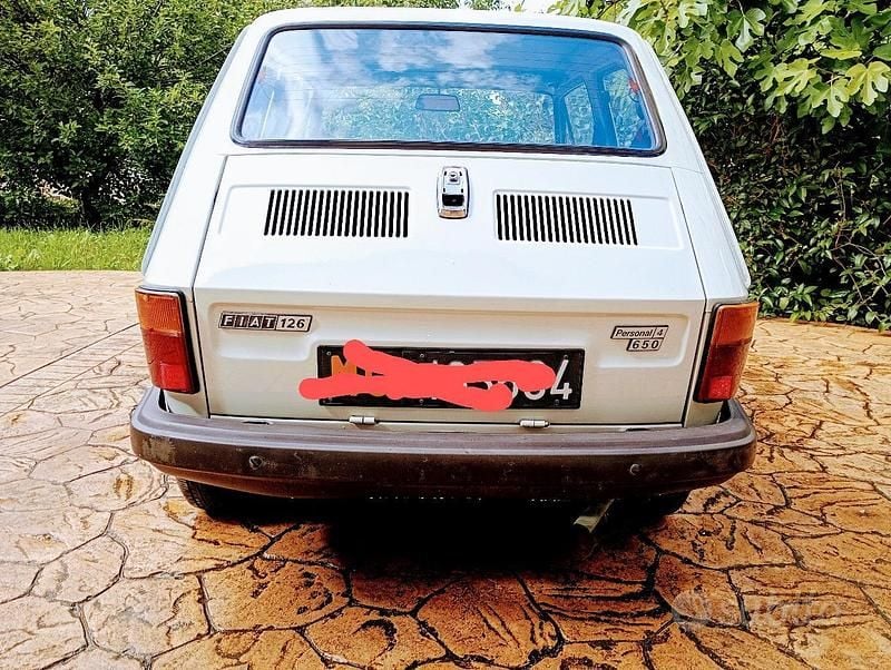 Usata Fiat 126 1970 Bianco Utilitaria