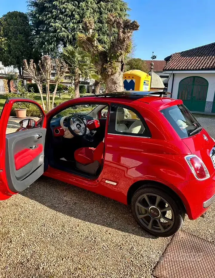 Usata Fiat 500 95 CV (69 kW) 2011 Rosso Utilitaria