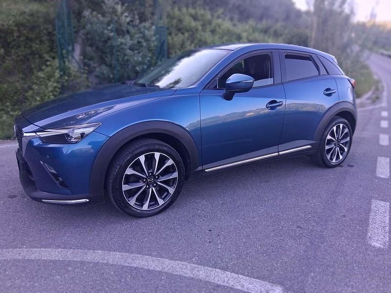 Usata Mazda CX-3 Exceed 116 CV (85 kW) 2018 Blu/azzurro SUV