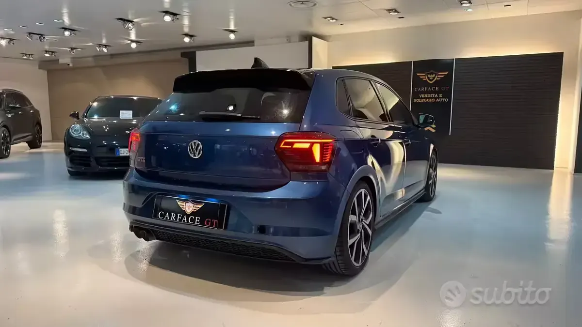 Usata VW Polo GTI 200 CV (147 kW) 2019 Blu Utilitaria
