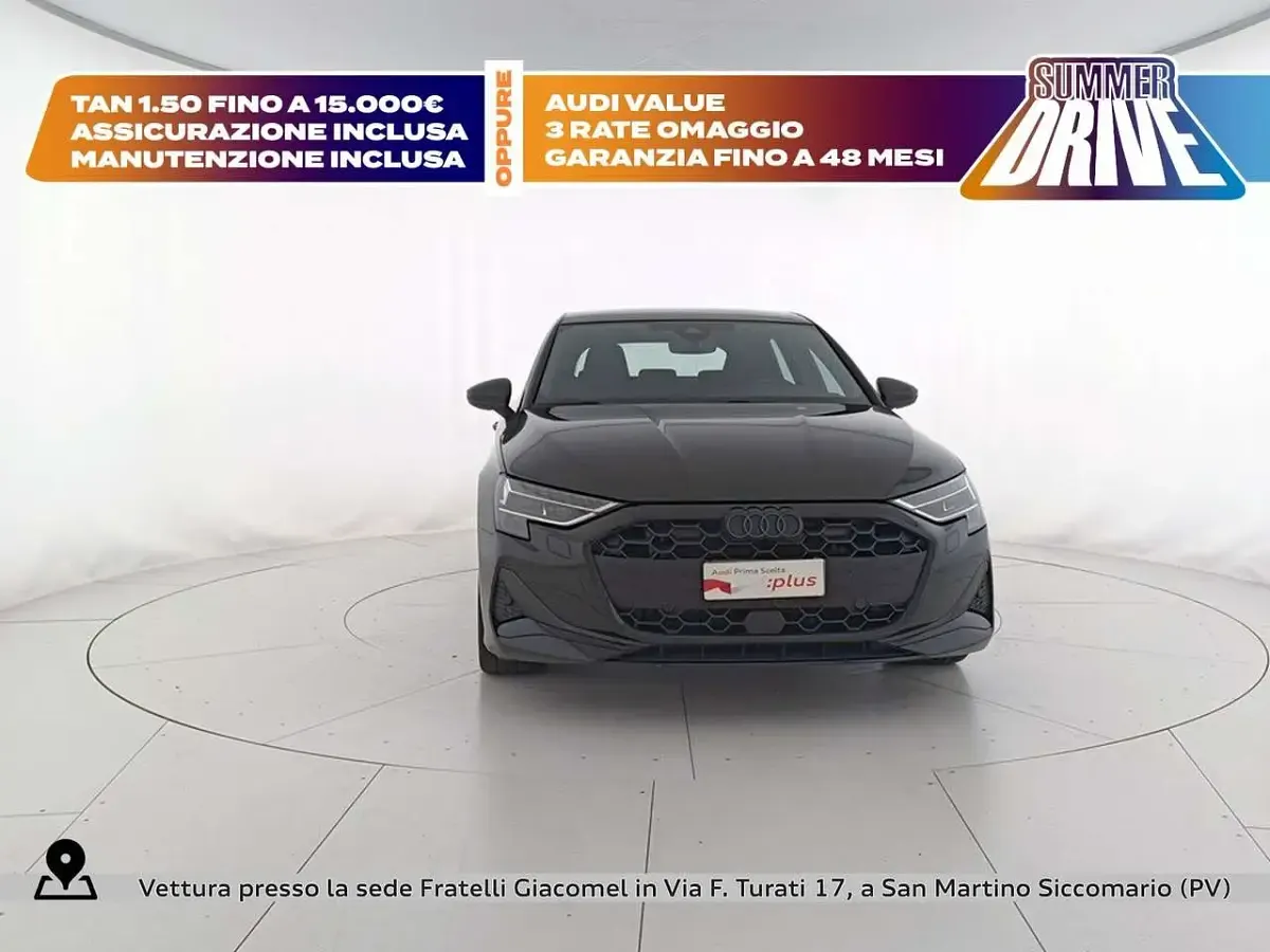 Usata Audi A3 Advanced Plus 150 CV (110 kW) 2025 Nero mito metallizzato Berlina