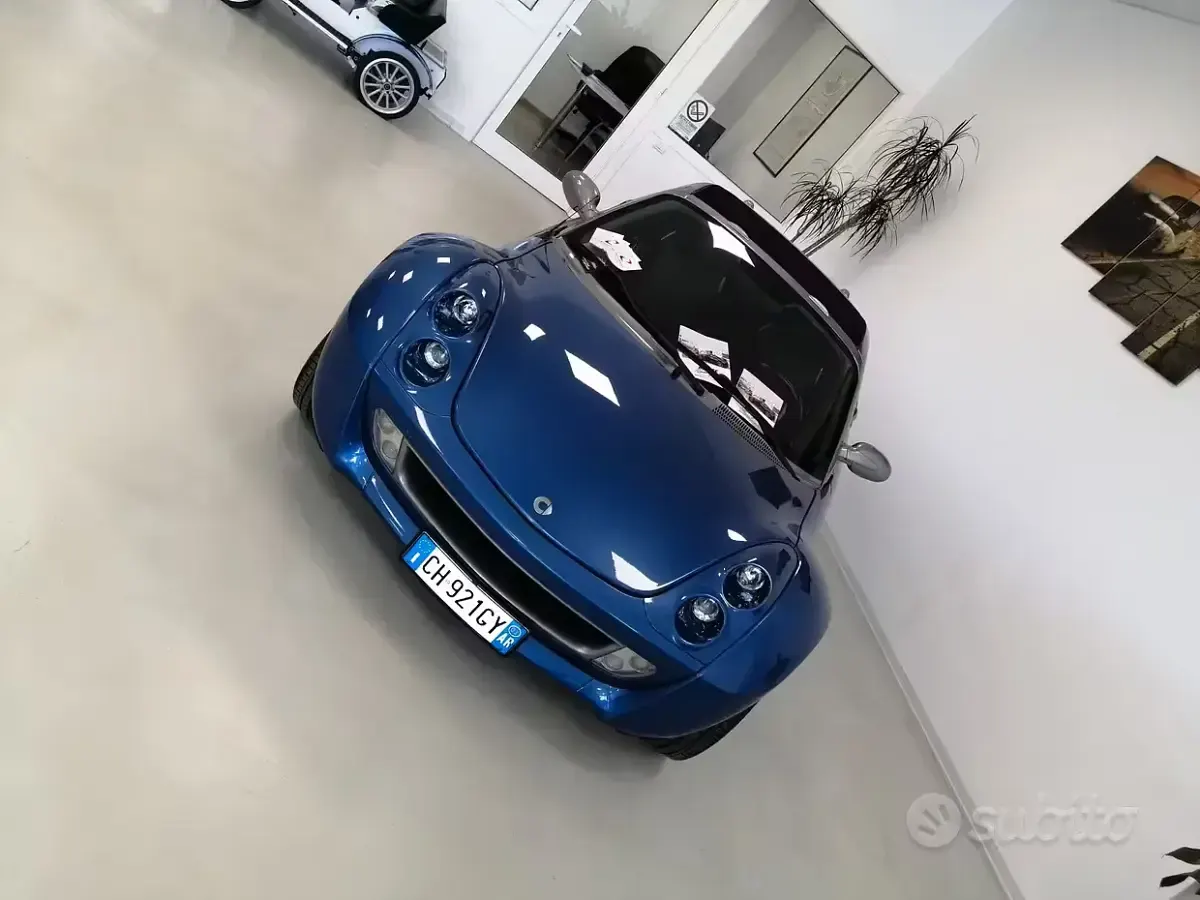 Usata Smart Roadster Passion 82 CV (60 kW) 2003 Blu Cabrio