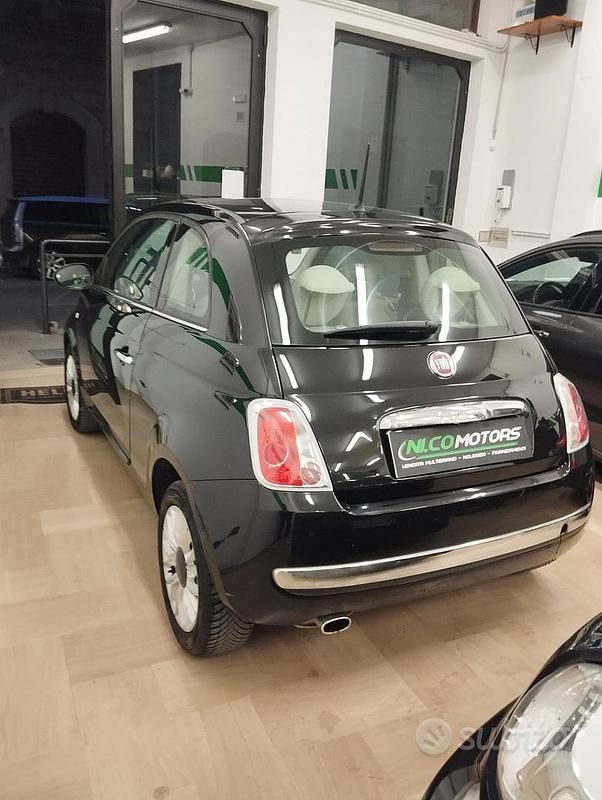 Usata Fiat 500 Lounge 69 CV (50 kW) 2014 Nero Berlina