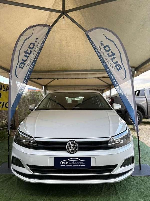 Usata VW Polo Comfortline 80 CV (58 kW) 2018 Bianco Utilitaria