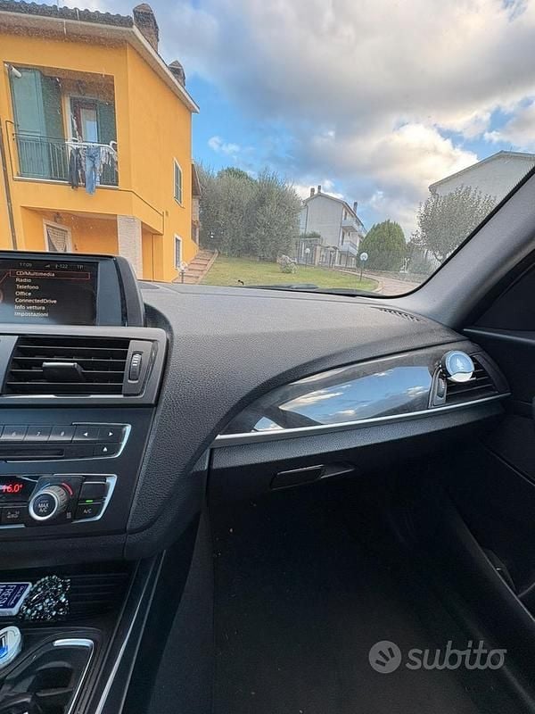 Usata BMW 116 Efficient Dynamics 116 CV (85 kW) 2013 Bianco Utilitaria