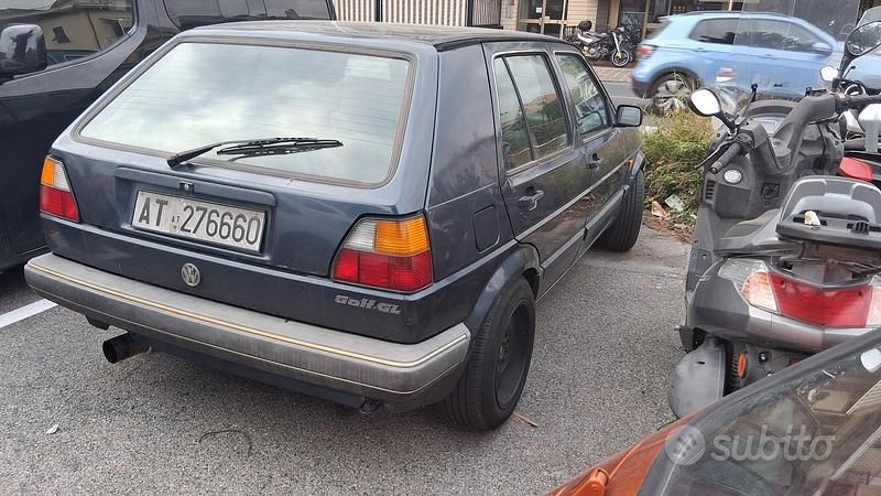 Usata VW Golf II 1988 Blu Utilitaria