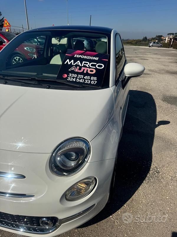 Usata Fiat 500 69 CV (50 kW) 2015 Bianco Berlina