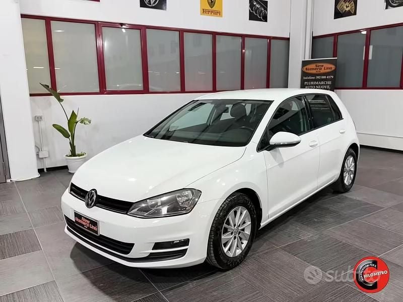 Usata VW Golf VII 105 CV (77 kW) 2015 Bianco Berlina