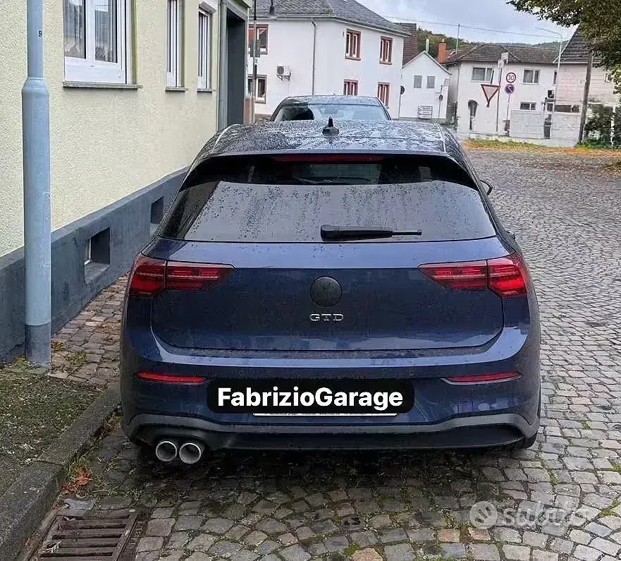 Usata VW Golf VIII GTD 200 CV (147 kW) 2021 Bluazzurro Berlina