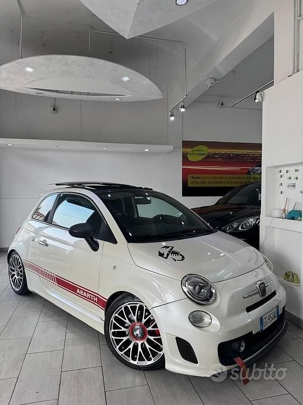 Usata Abarth 500 134 CV (98 kW) 2011 Bianco Berlina