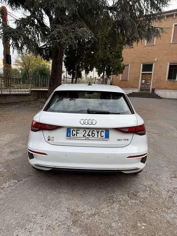 Usata Audi A3 Ambiente 110 CV (80 kW) 2021 Bianco Berlina