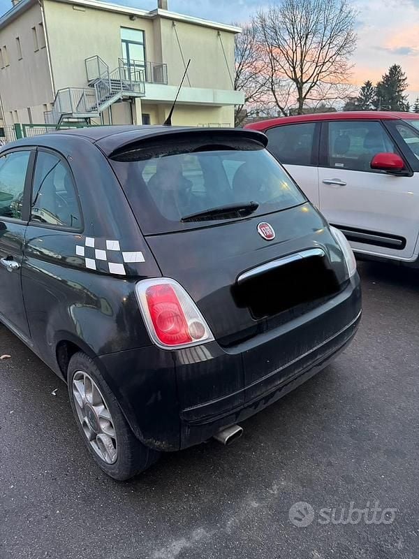 Usata Fiat 500 100 CV (73 kW) 2007 Nero Utilitaria