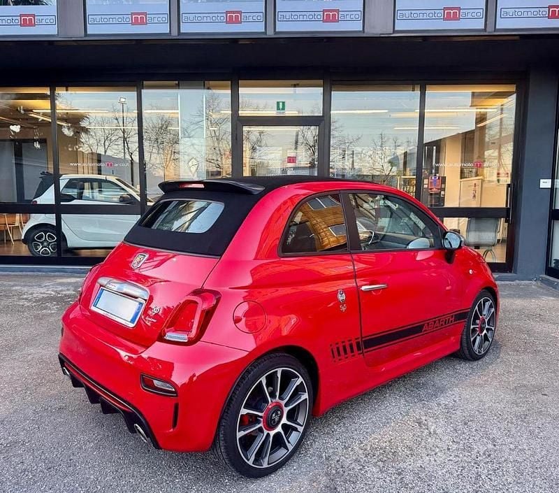Usata Abarth 595 Turismo 165 CV (121 kW) 2019 Rosso Cabrio