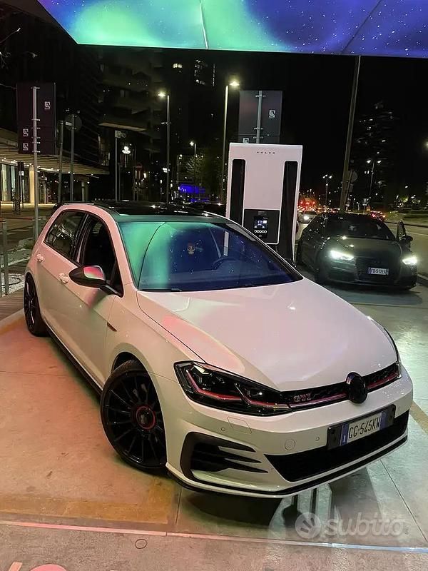 Usata VW Golf VII GTI 310 CV (228 kW) 2019 Bianco Berlina