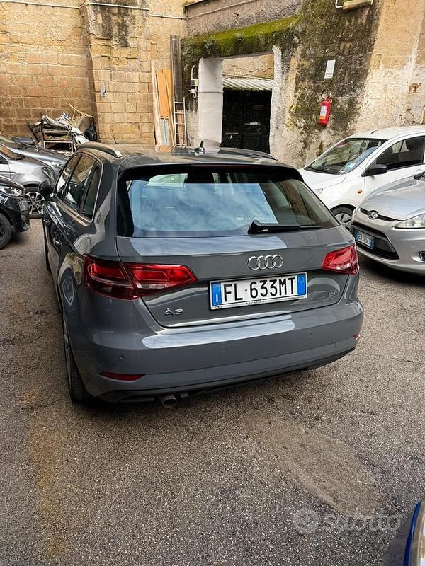 Usata Audi A3 110 CV (80 kW) 2017 Grigio Berlina