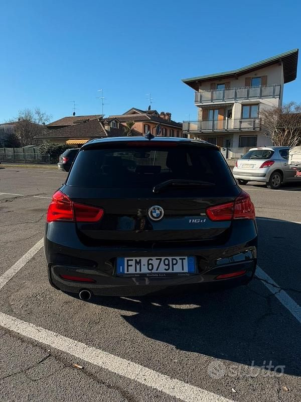 Usata BMW 116 M Sport 2018 Nero Utilitaria