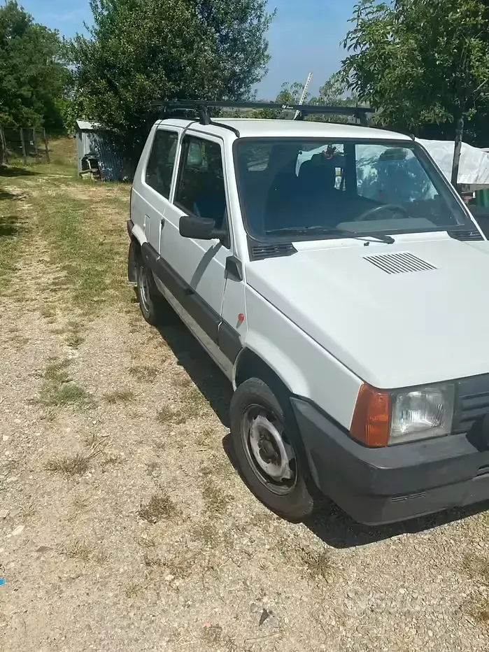 Usata Fiat Panda 4x4 54 CV (39 kW) 2003 Bianco Utilitaria