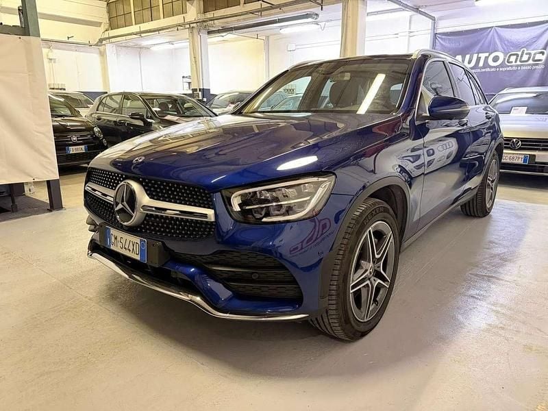 Begagnad Mercedes GLC400d Premium Plus 330 HK (242 kW) 2021 Blå SUV
