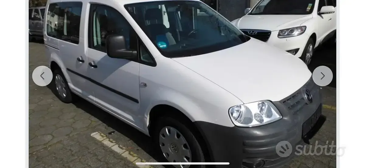 Usata VW Caddy Life 103 CV (75 kW) 2009 Bianco Monovolume