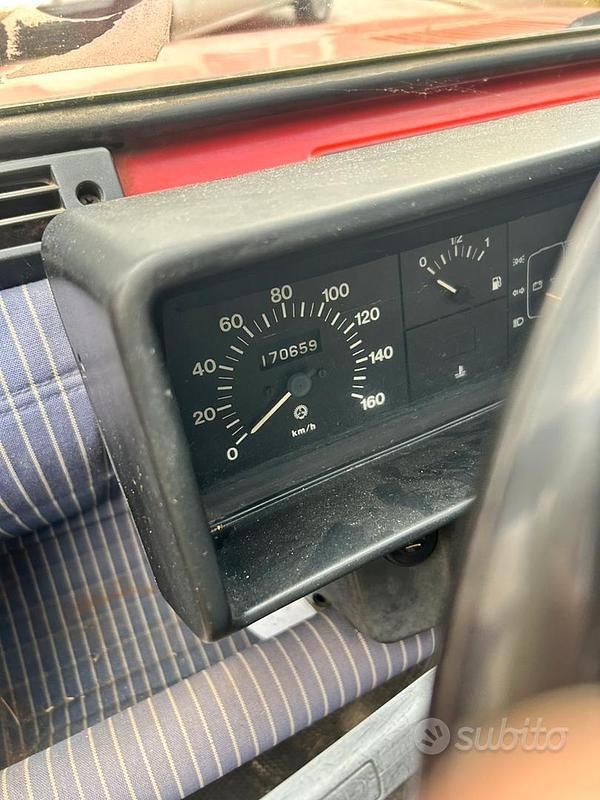 Usata Fiat Panda 1989 Rosso Utilitaria