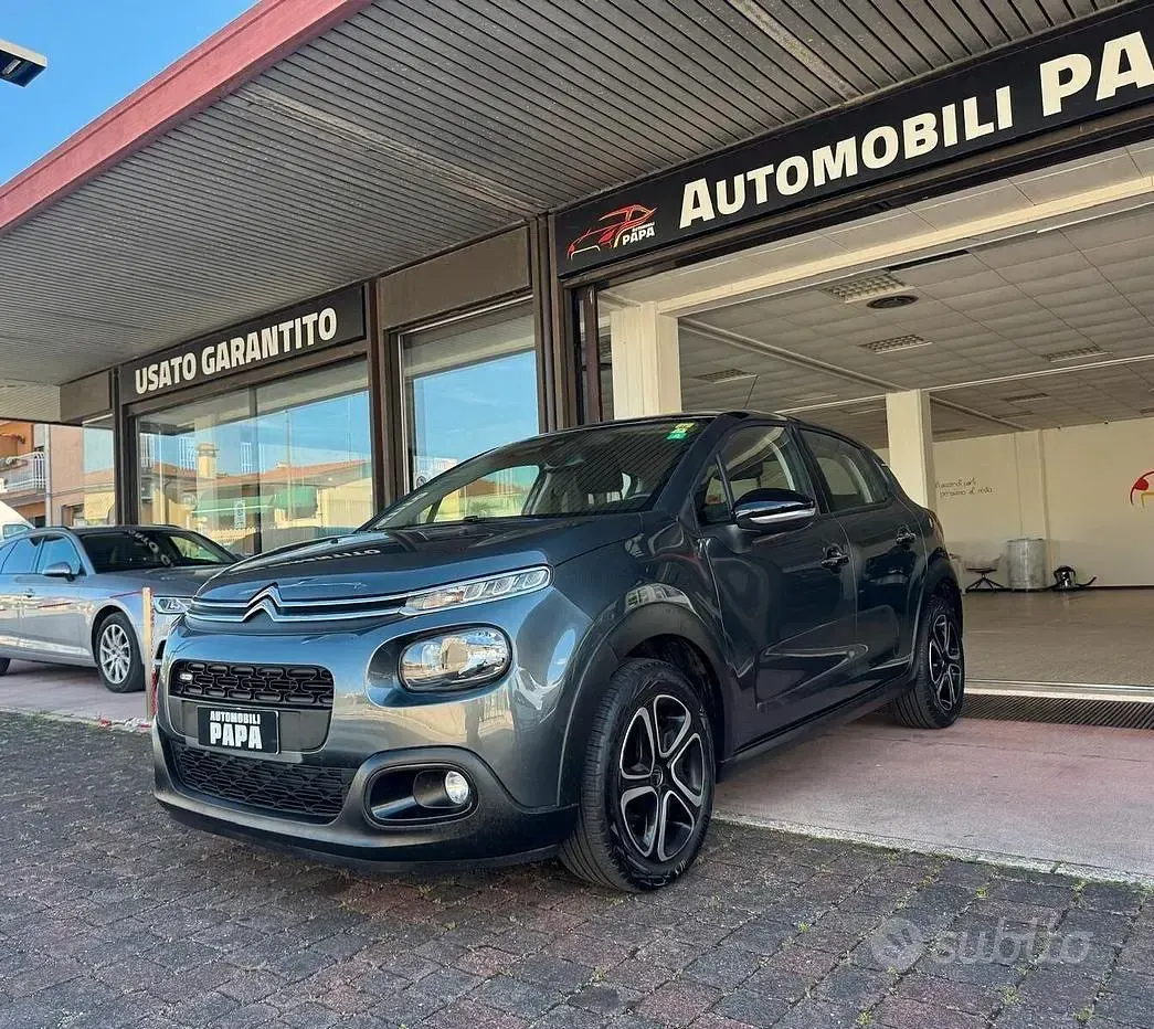 Usata Citroën C3 Shine 82 CV (60 kW) 2017 Grigio Berlina
