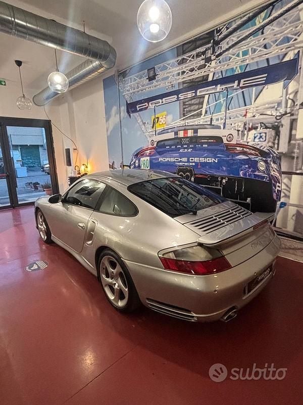Usata Porsche 996 Turbo 420 CV (308 kW) 2001 Grigio Coupé
