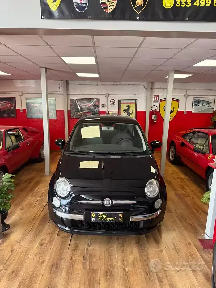 Usata Fiat 500 Lounge 69 CV (50 kW) 2012 Nero Berlina