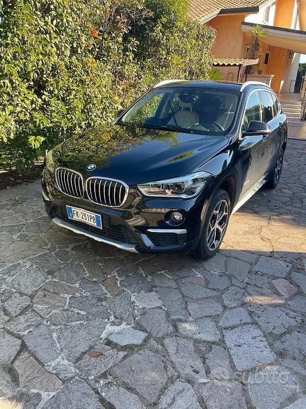 Usata BMW X1 xLine 150 CV (110 kW) 2017 Nero SUV