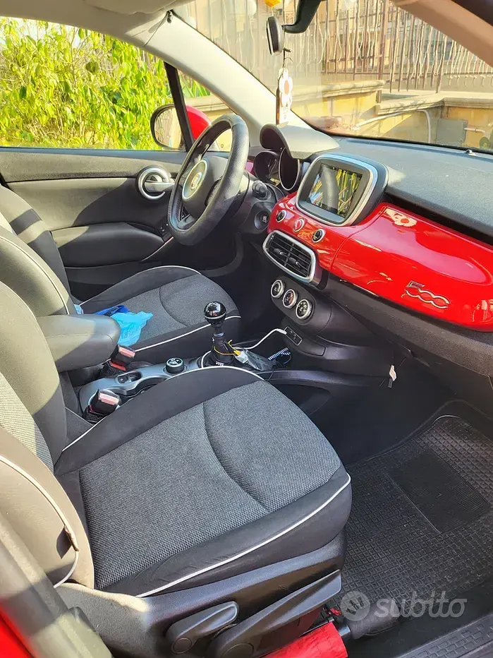 Usata Fiat 500X 120 CV (88 kW) 2017 Rosso SUV