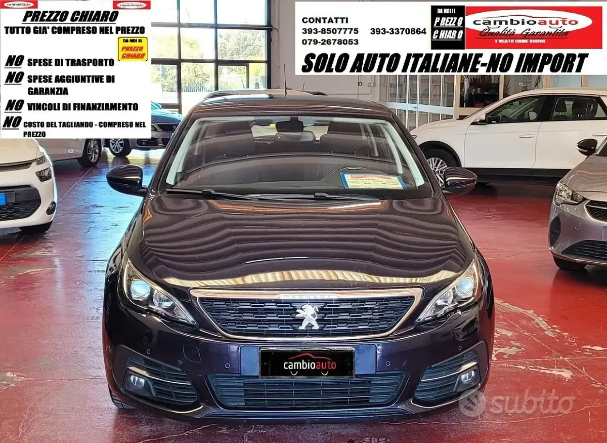 Usata Peugeot 308 Business-Line 131 CV (96 kW) 2019 Blu Station wagon