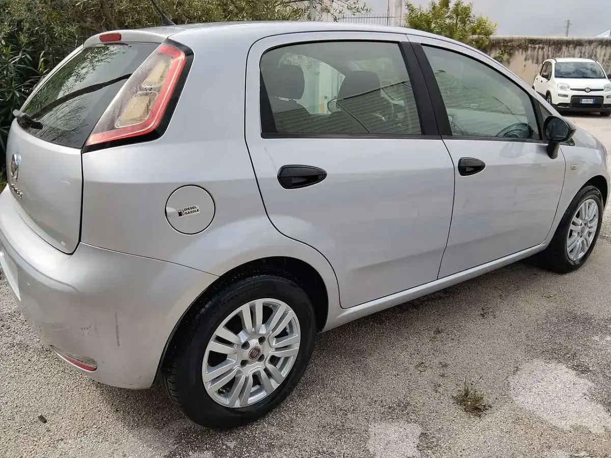 Usata Fiat Punto Lounge 75 CV (55 kW) 2013 Argento Utilitaria