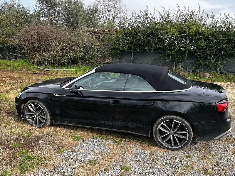 Usata Audi A5 Cabriolet S-Line 190 CV (139 kW) 2020 Nero Cabrio