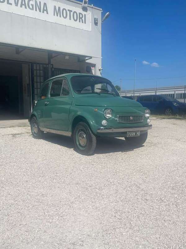 Usata Fiat 500 18 CV (13 kW) 1971 Verde Utilitaria