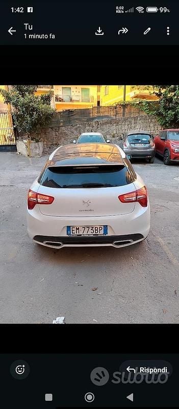 Usata Citroën DS5 163 CV (119 kW) 2012 Bianco Utilitaria